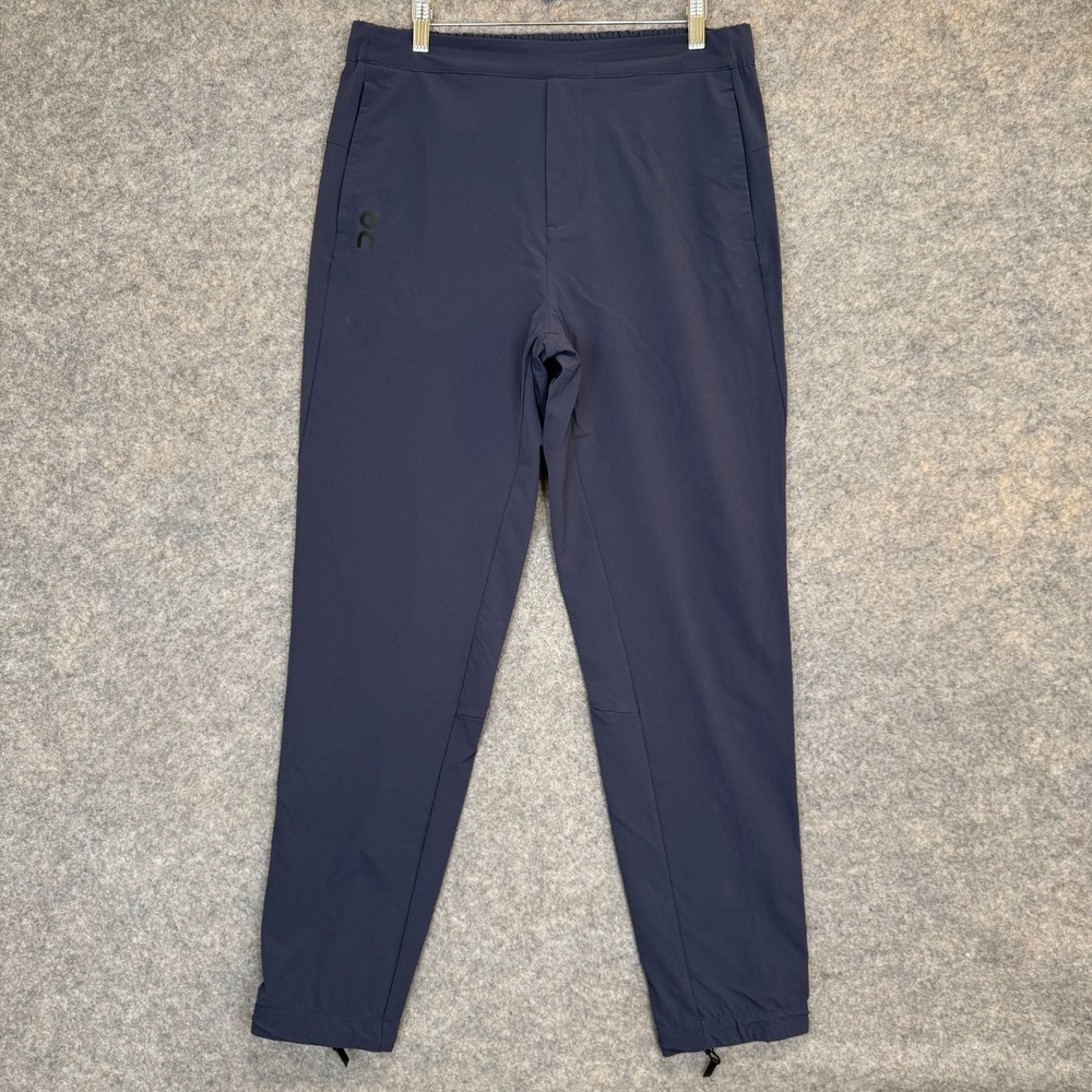 On Cloud On Running Engineered Pants Mens Large Swiss Gym Train Run‎ Jog Navy